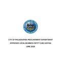 job specs city of philadelphia|City of Philadelphia hiring Procurement Specification Analyst in .